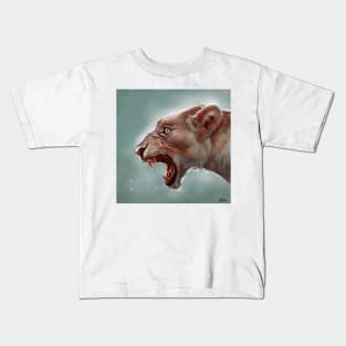 Lioness portrait Kids T-Shirt